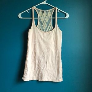 American eagle geometric print pink tank top